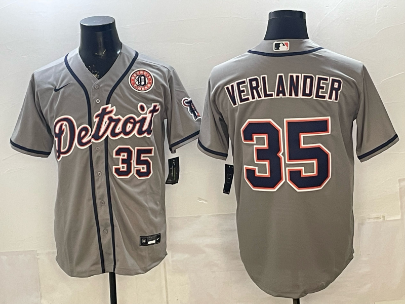 Men Detroit Tigers #35 Verlander white Game Nike MLB Jersey 2026005->detroit tigers->MLB Jersey